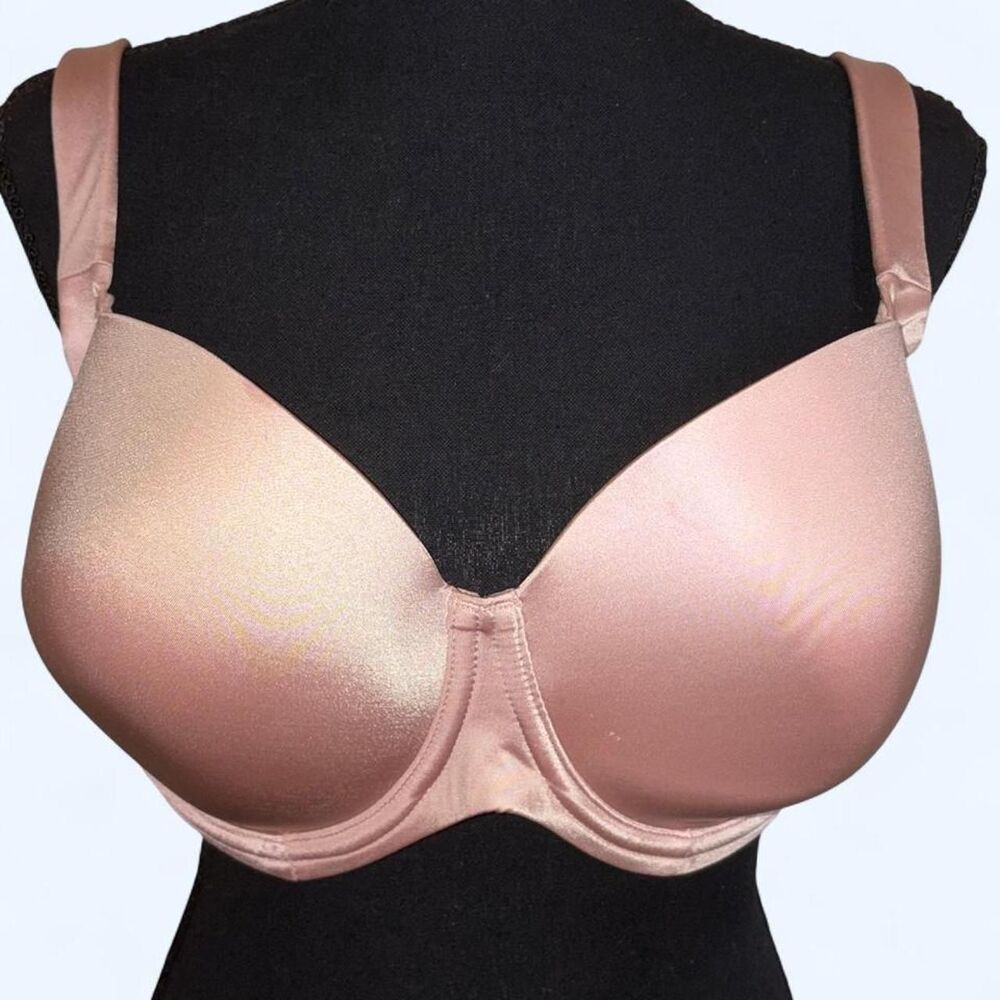 Soma Women's Pink and Tan Bra